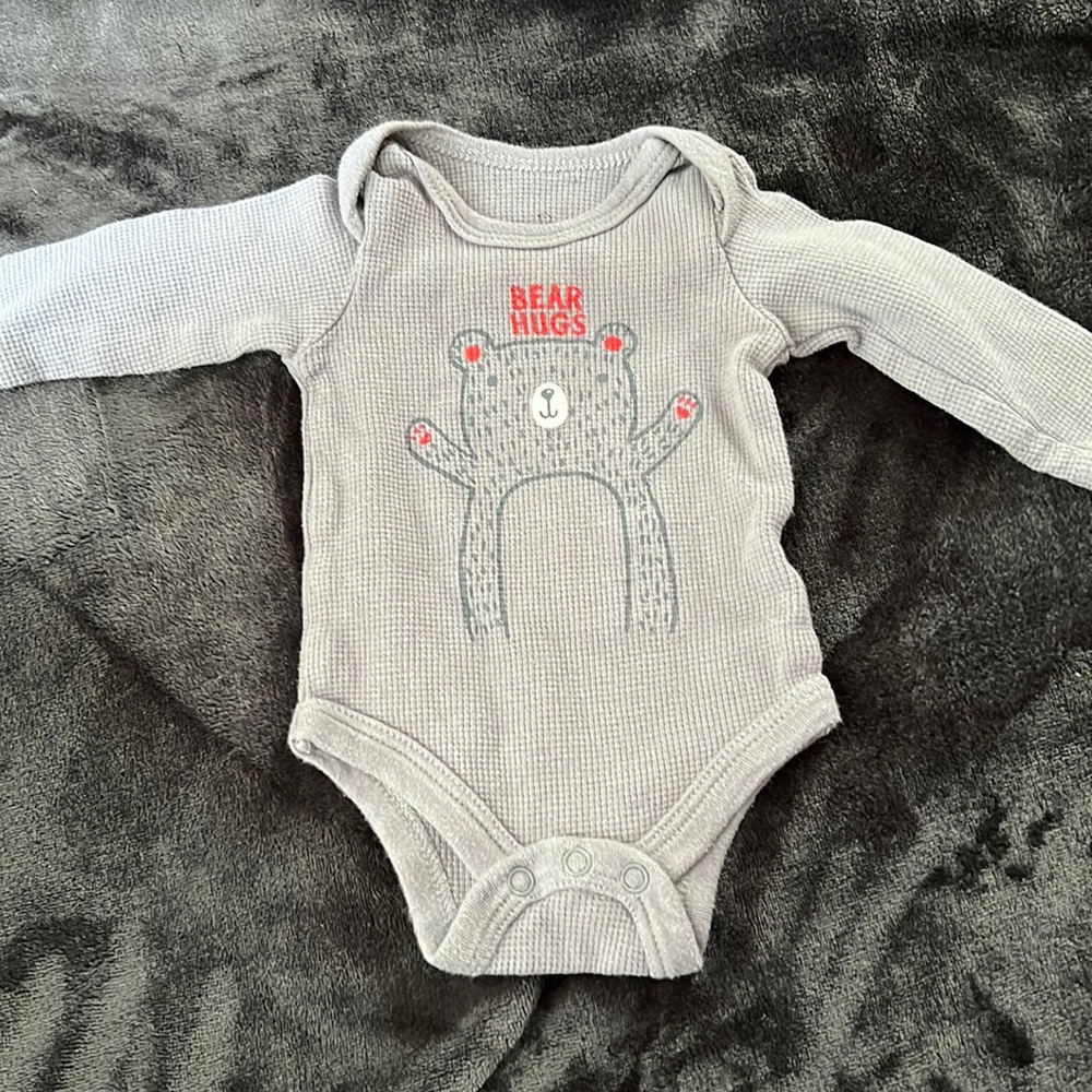 Gray onesie